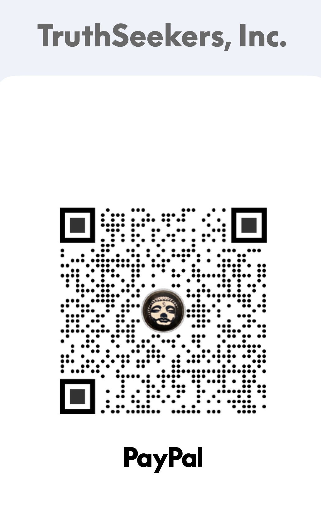 PayPal QR code for TruthSeekers Inc.
